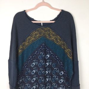 Free People Oversized Style Sweater Blouse